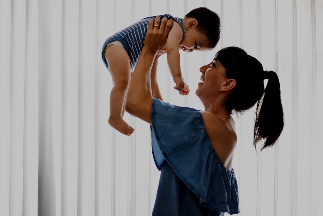 Mother and Baby Playtime Indoors